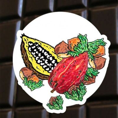 Brut de cacao noisettes