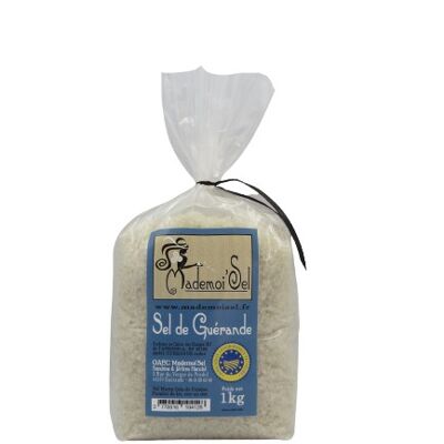 Sal gris IGP de Guérande bolsa de 1 kg