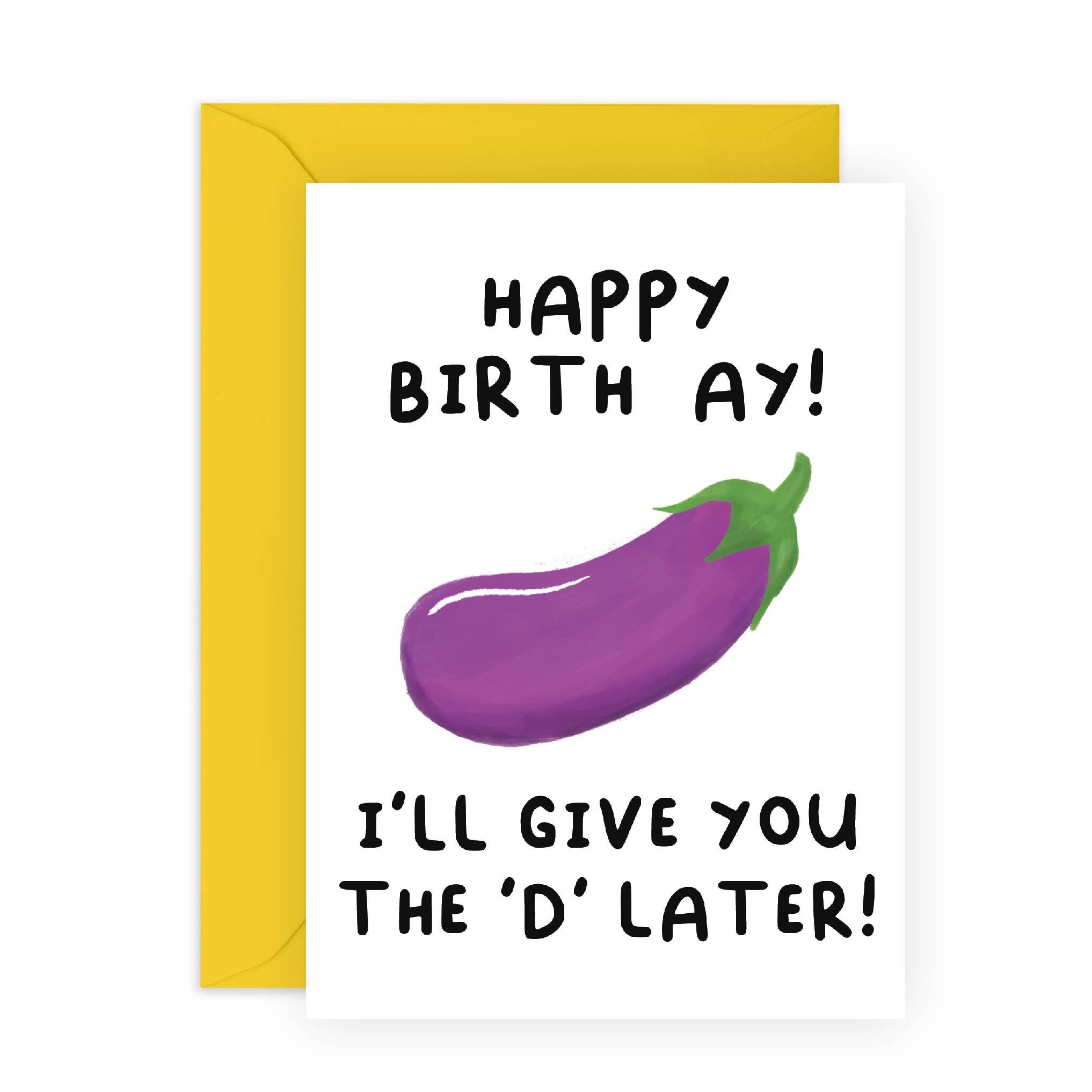 Je te donnerai la carte 'D' plus tard | Respectueux de l'environnement, fabriqué au Royaume-Uni