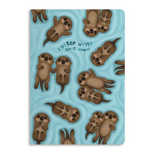 I Otter Write That Down, Ollie Otter Notebook | Eco-Friendly