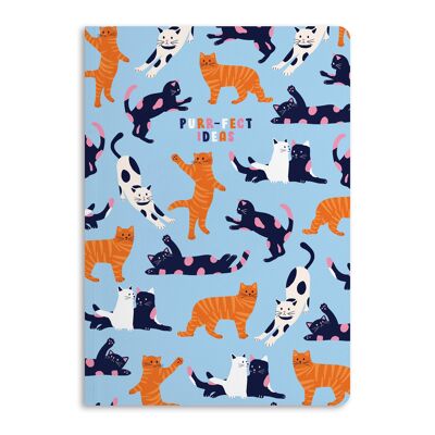 Purr-fect Ideas Notebook, Ruled Journal | Eco-Friendly