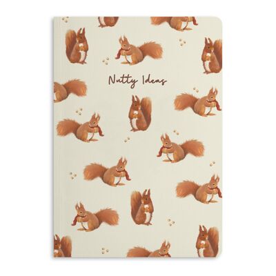Bloc-notes Nutty Ideas, pages lignées | Respectueux de la nature