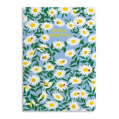 Ideas I'm Daisy About Notebook, diario rayado | Respetuoso del medio ambiente