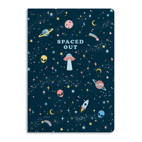 Spaced Out Notebook, Ruled Journal | Eco-Friendly