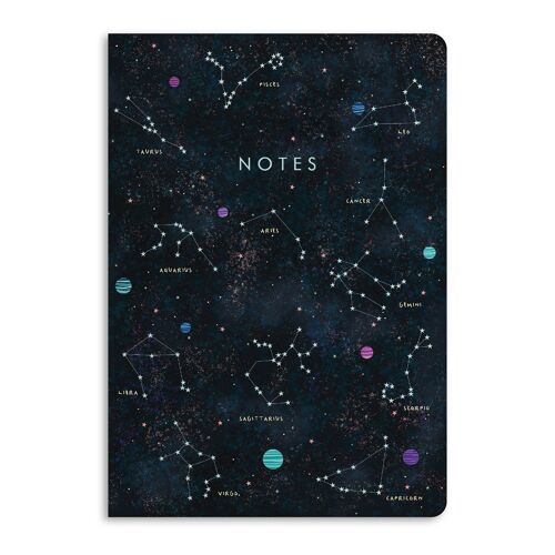 Star Signs Notebook, Ruled Journal | Eco-Friendly