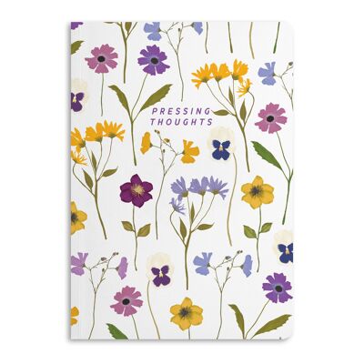 Carnet de pensées pressantes, journal ligné | Respectueux de la nature