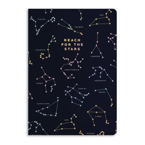 Reach For The Stars Notebook, Ruled Journal | Eco-Friendly