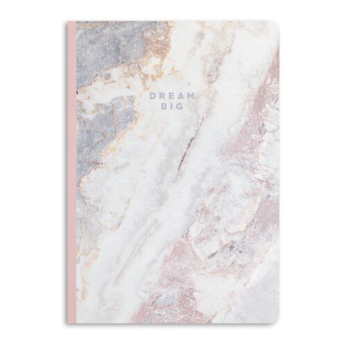 Dream Big Marble Notebook, Ruled Journal | Eco-Friendly
