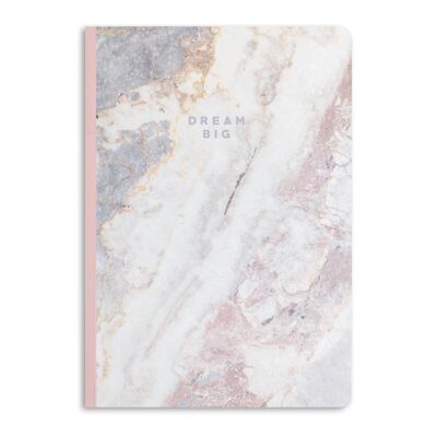 Dream Big Marble Notebook, Journal ligné | Respectueux de la nature