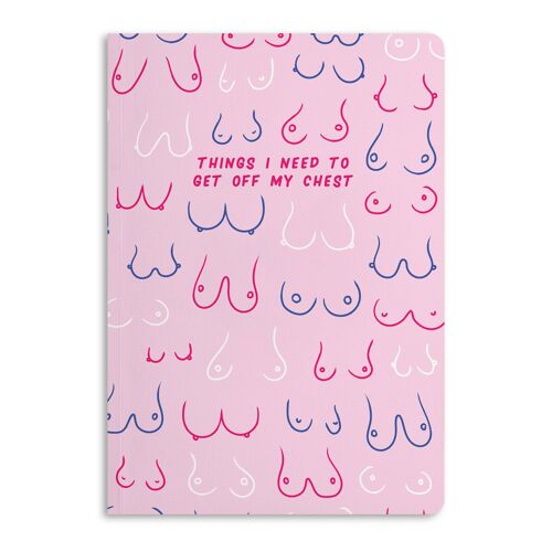 Get Off My Chest Notebook, Ruled Journal | Eco-Friendly