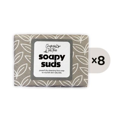 Soap Bar - Charcoal Tea Tree (x8)