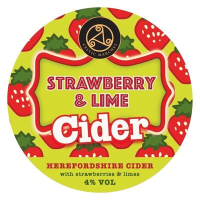 Strawberry & Lime Cider 4% 20L BIB