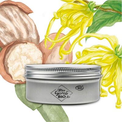 Organic shea butter flavored with ylang ylang Mes Secrets BIO "Ylang ylang shea delight" - 100mL