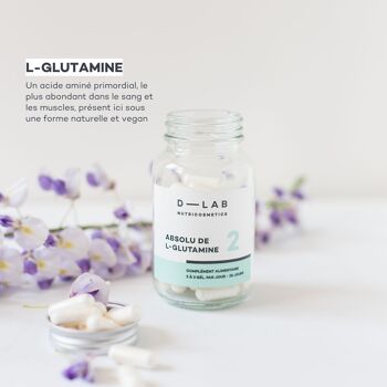 ABSOLU DE L-GLUTAMINE - Construction musculaire - Compléments Alimentaires 2