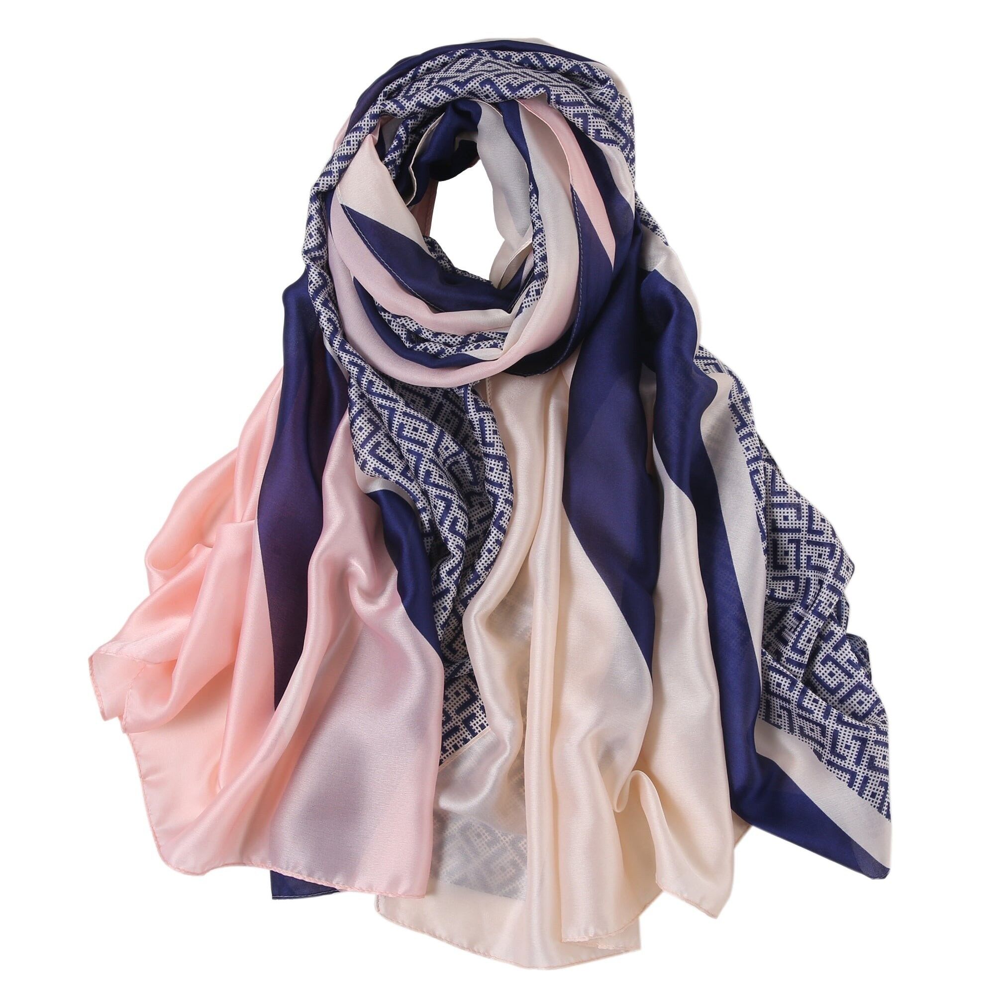 Stola in seta Madame Florina - Rosa