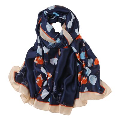 Petalfly Florina Silk Stole - Blue