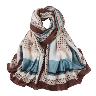 Maxpoint Florina Silk Stole - Blue