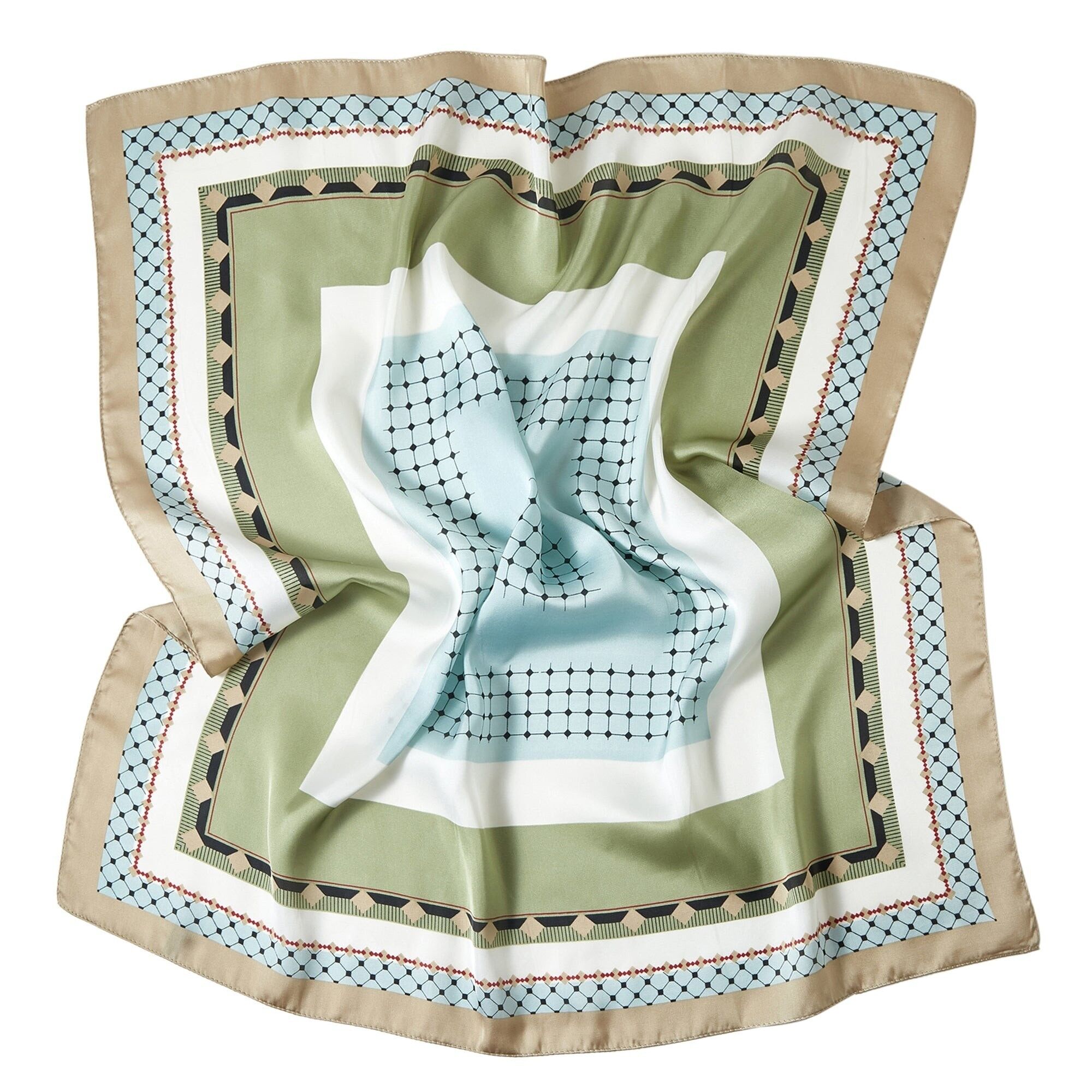 Quadretto di Seta Mixpoint Cléo - Azzurro