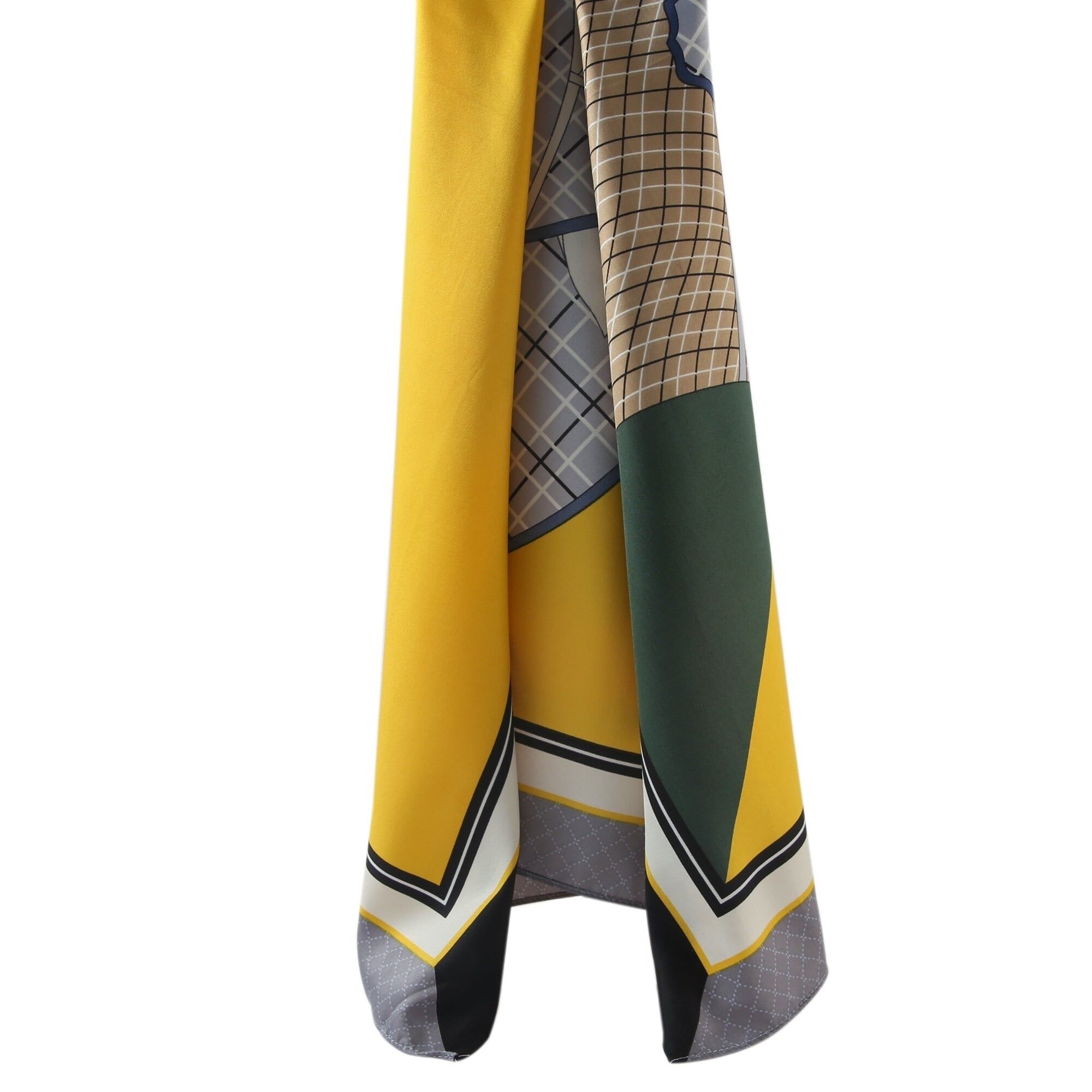 Grande quadrato in seta Zoé Eleganthorse - Giallo