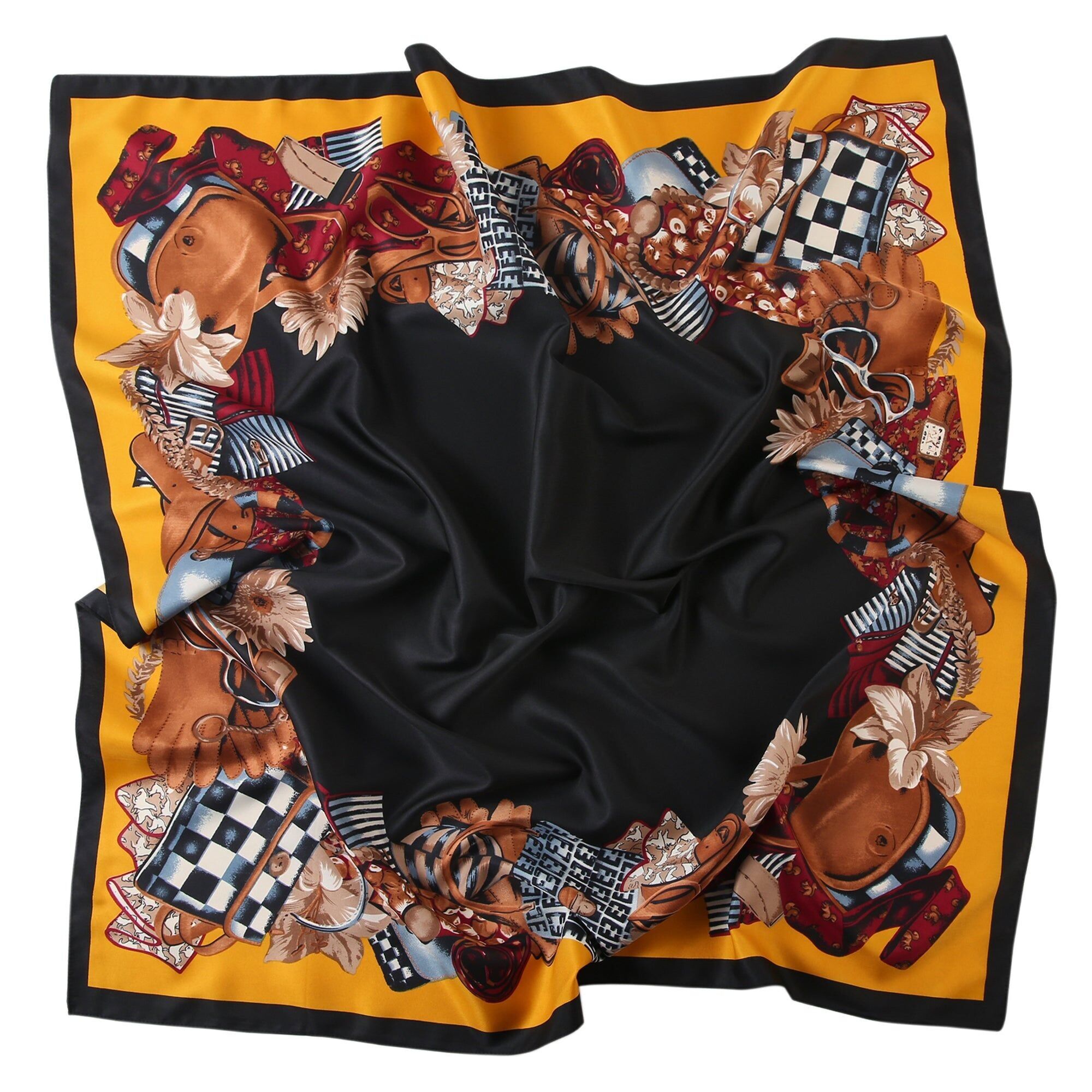 Grande quadrato in seta Tutti Zoé