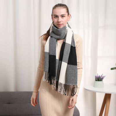 Sciarpa in cashmere Bigcase - nera