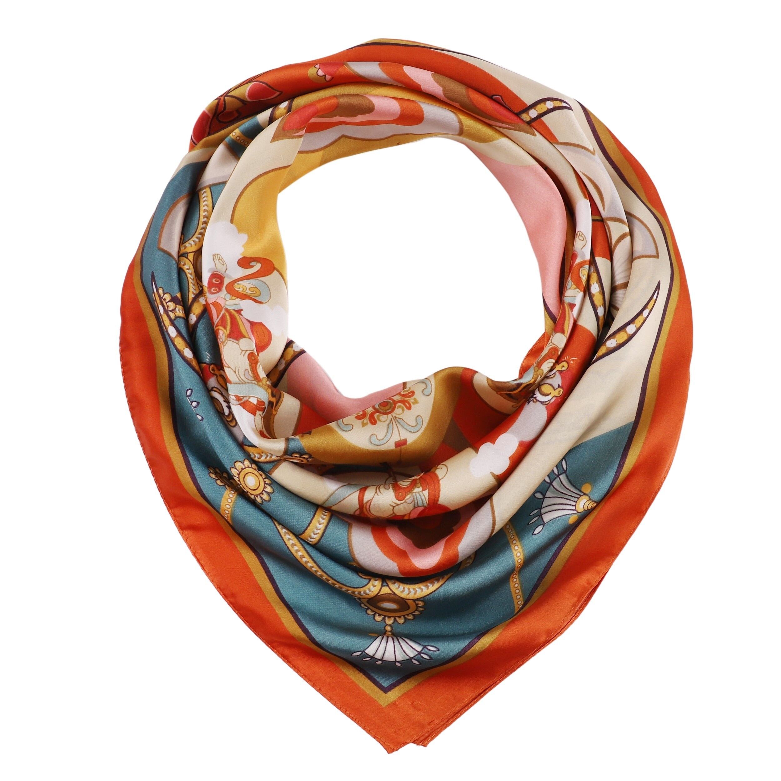 Sciarpa in seta RAINBOW - Arancione