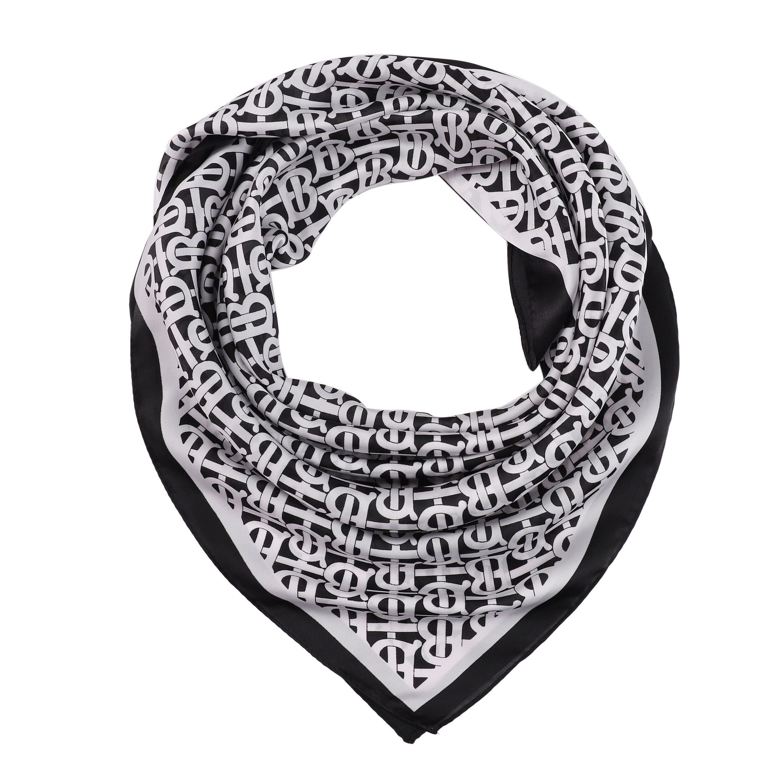 Sciarpa in seta BB - Nera