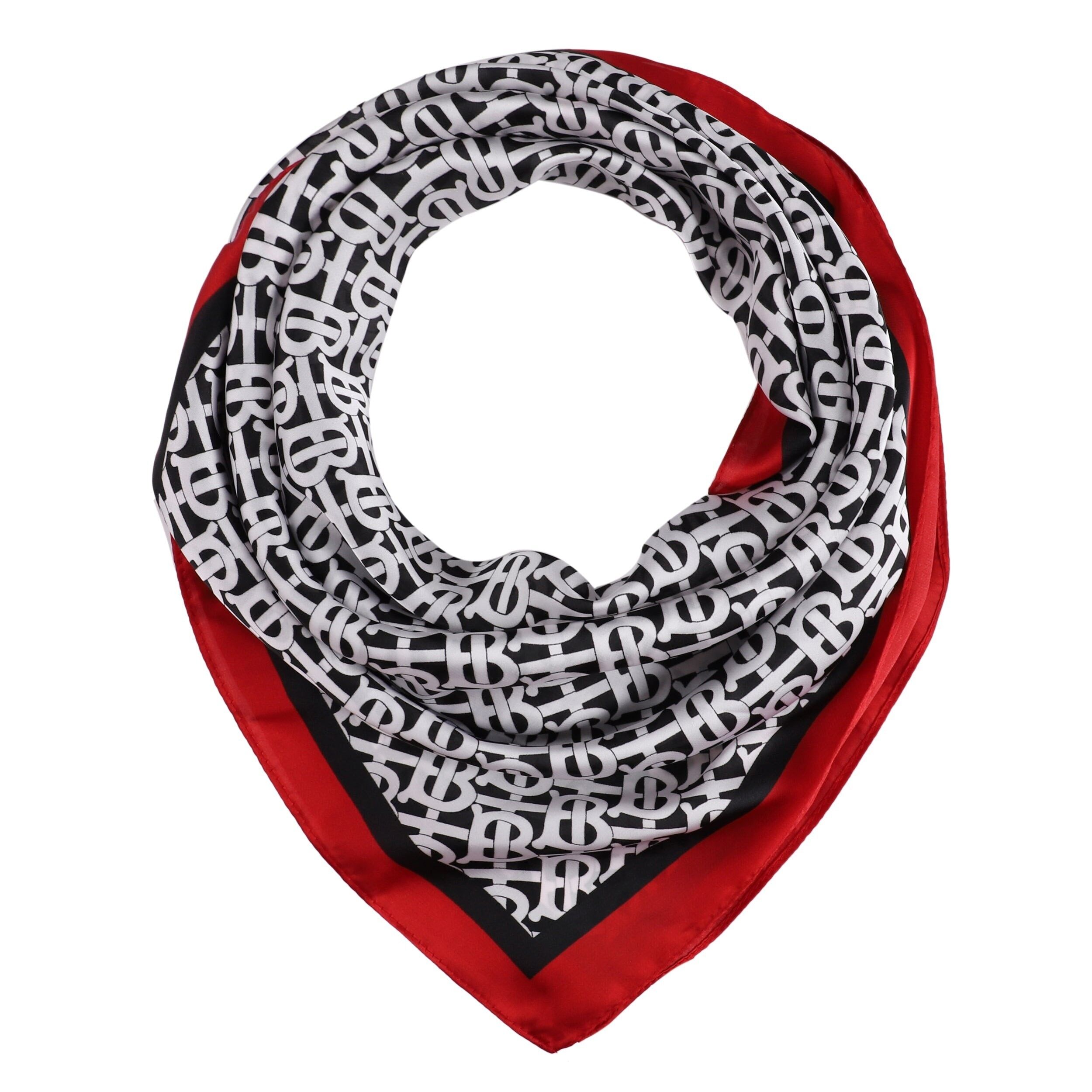 Sciarpa in seta BB - rossa