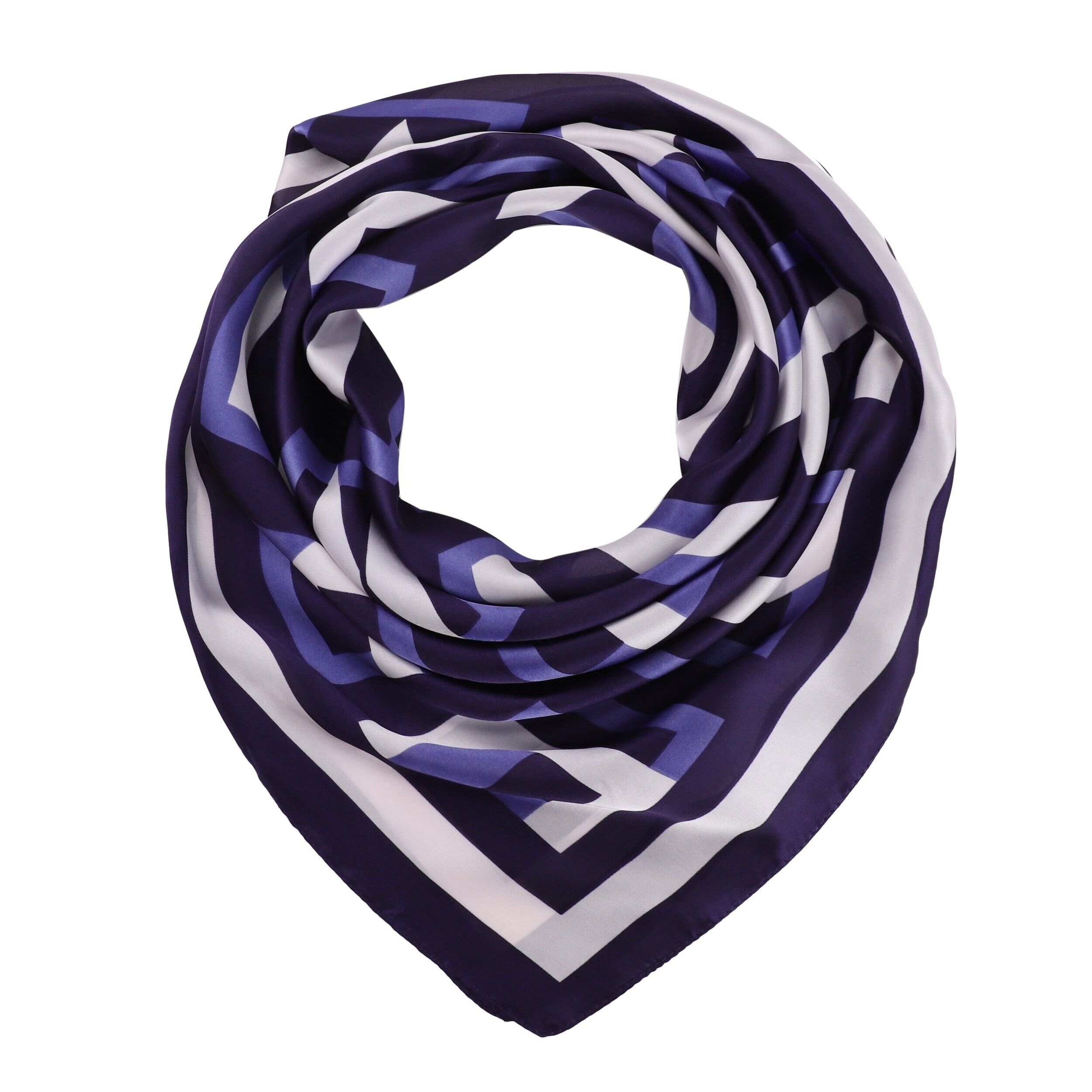 Sciarpa in seta ALFABETO - Viola