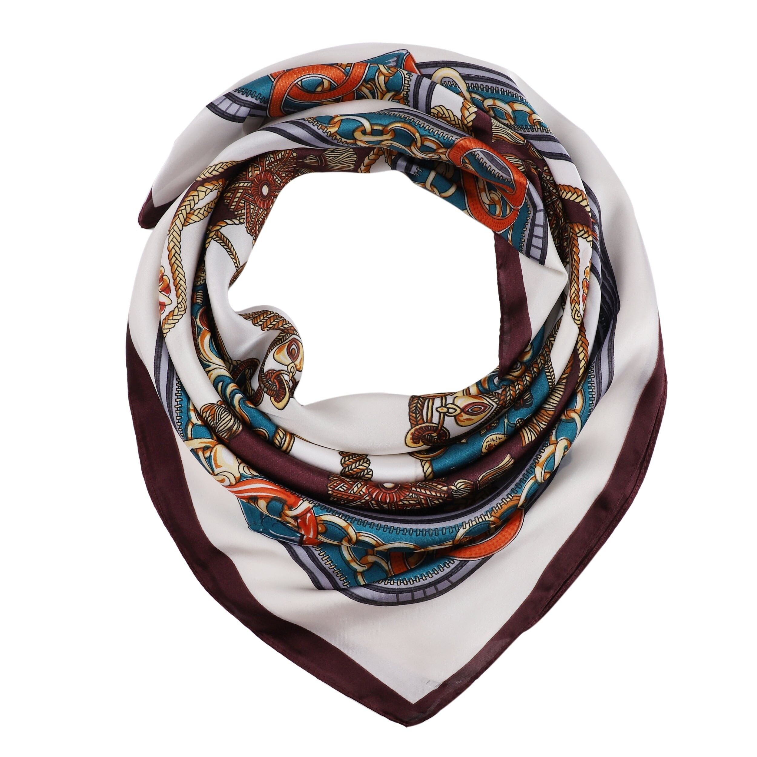 PRINCE Sciarpa di Seta - Cioccolato