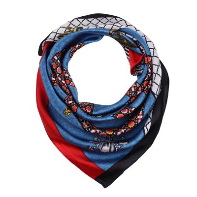 EUCA Silk Scarf - Blue