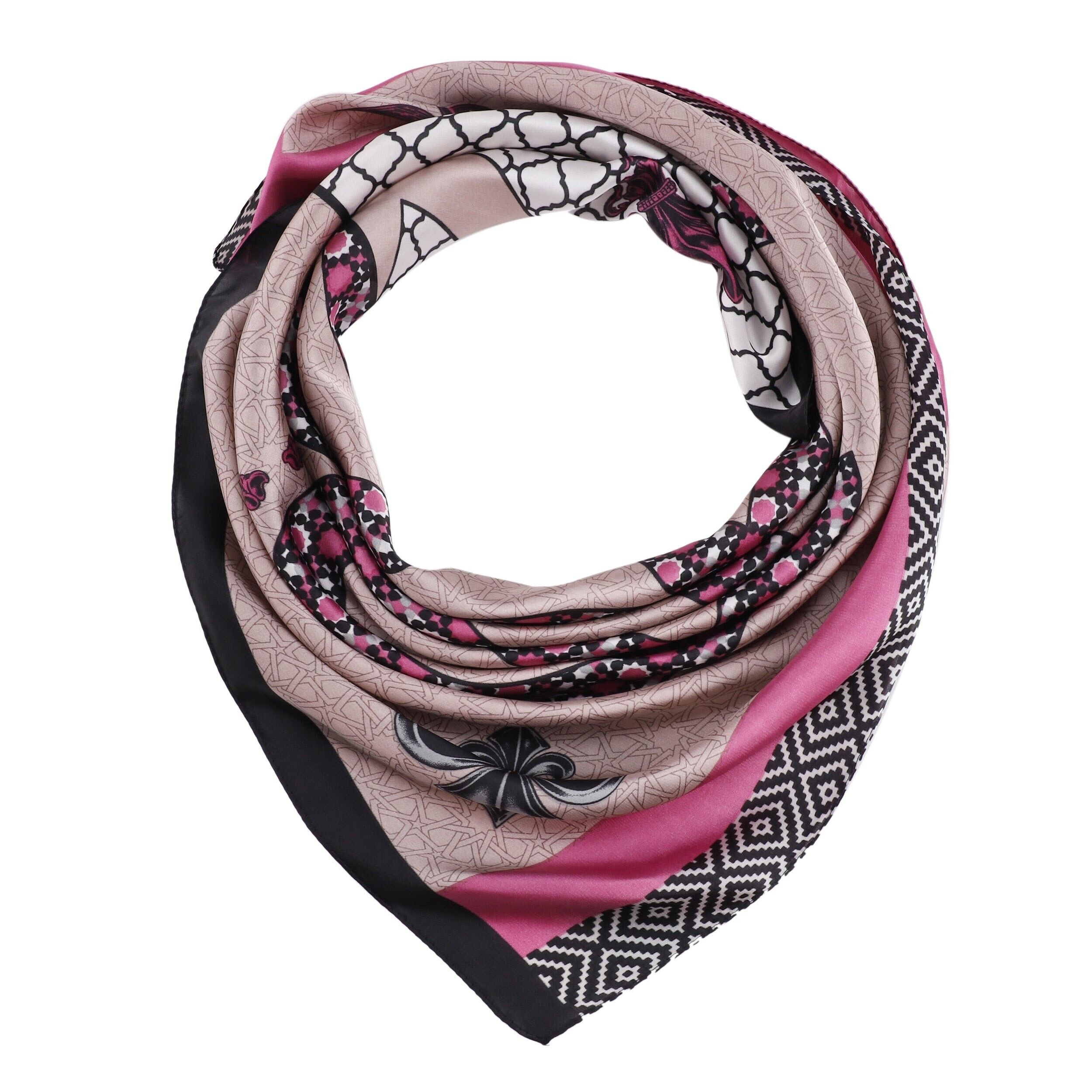 Sciarpa in seta EUCA - Cioccolato