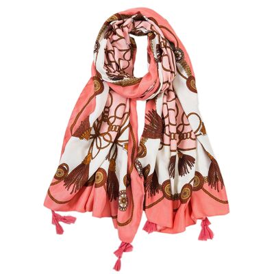 Light Pink Athena cotton stole