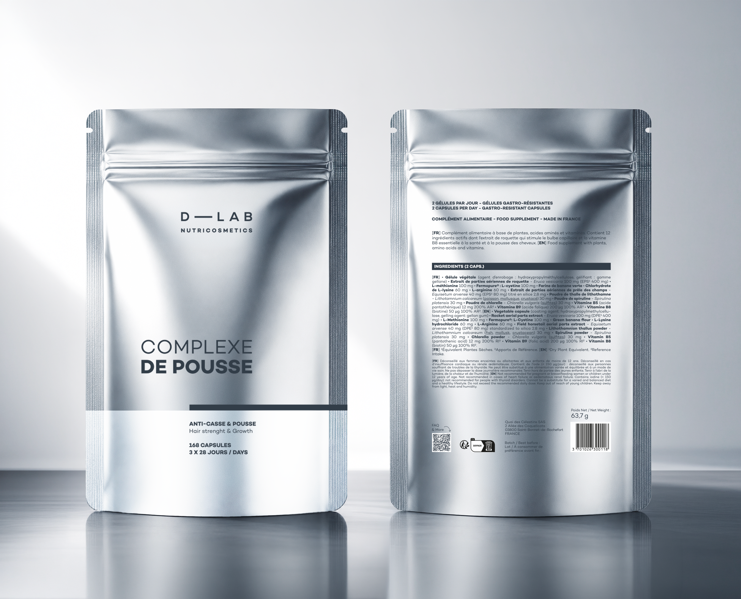 COMPLEXE DE POUSSE - Nutrition intense & Activité du bulbe - Compléments Alimentaires