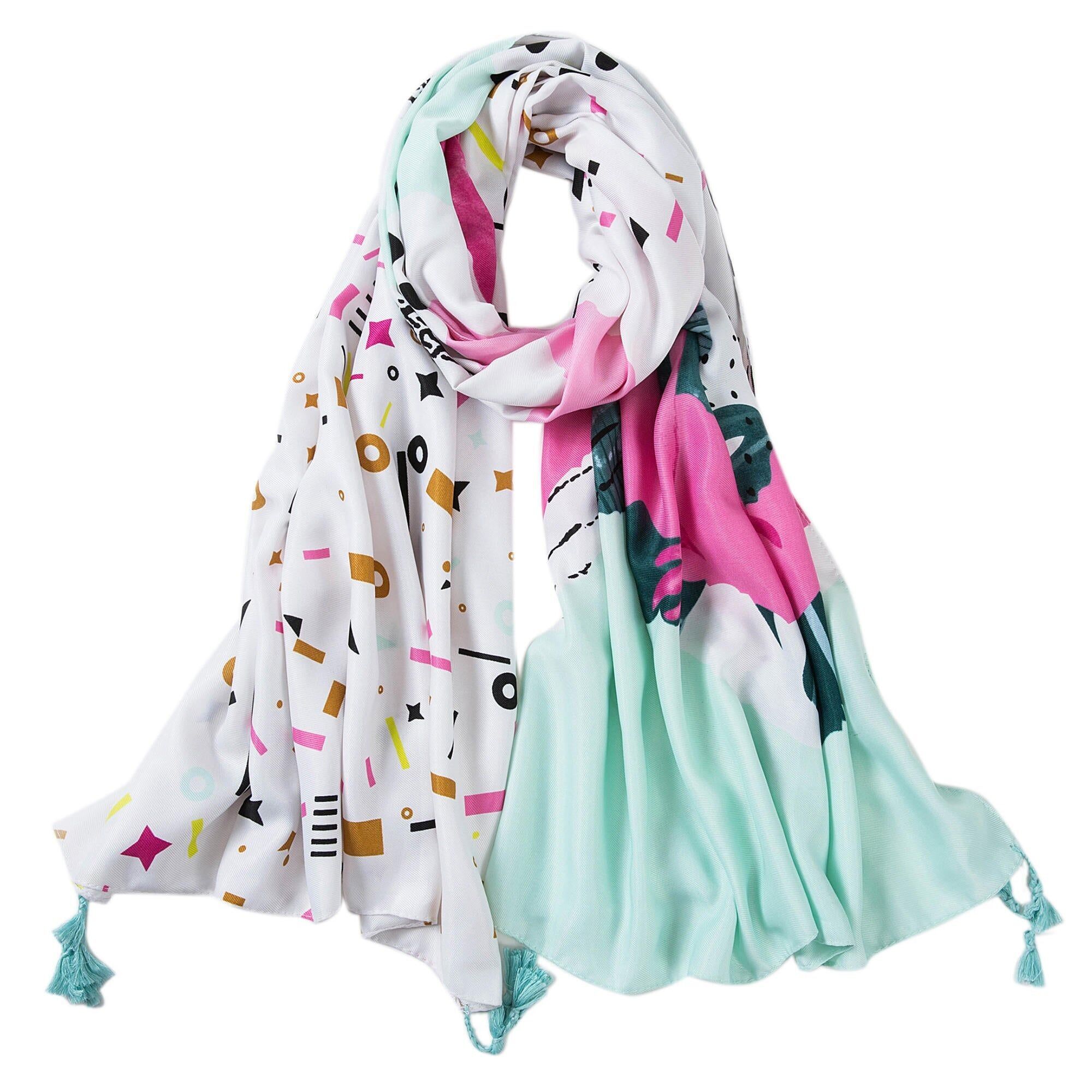 Stola in cotone Athena Patch Print