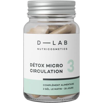 DÉTOX MICROCIRCOLAZIONE - Réoxygène la peau - Compléments Alimentaires