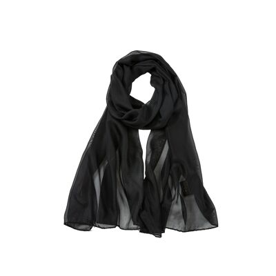 Black Vera Silk Veil