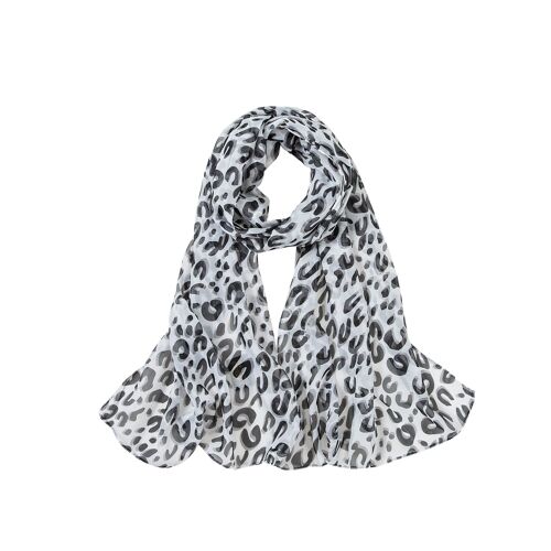 Voile de Soie Black Leopard Vera