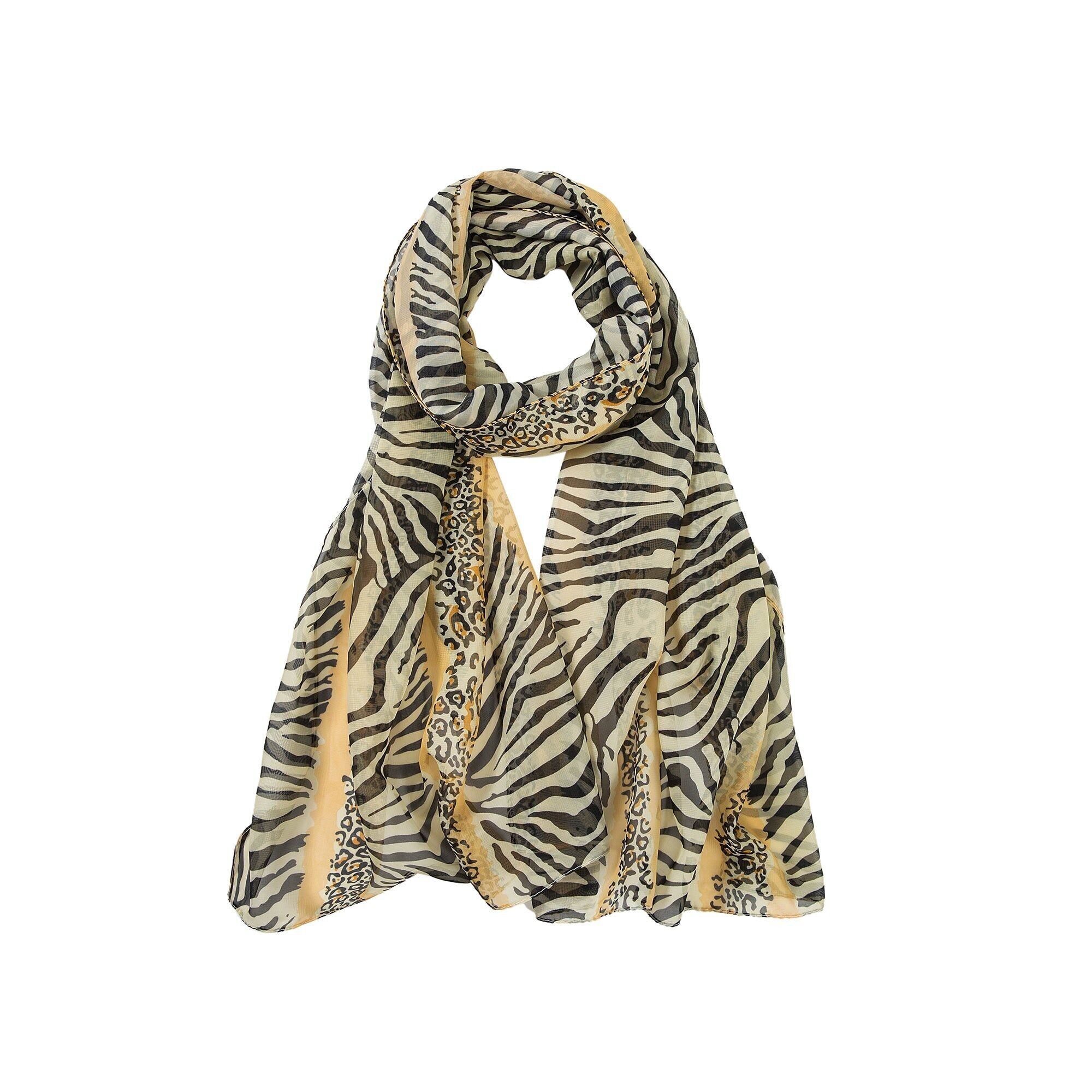 Velo Di Seta Crema Leopardo Vera