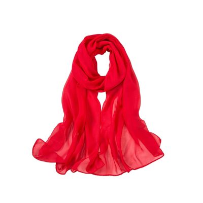 Red Vera Silk Veil