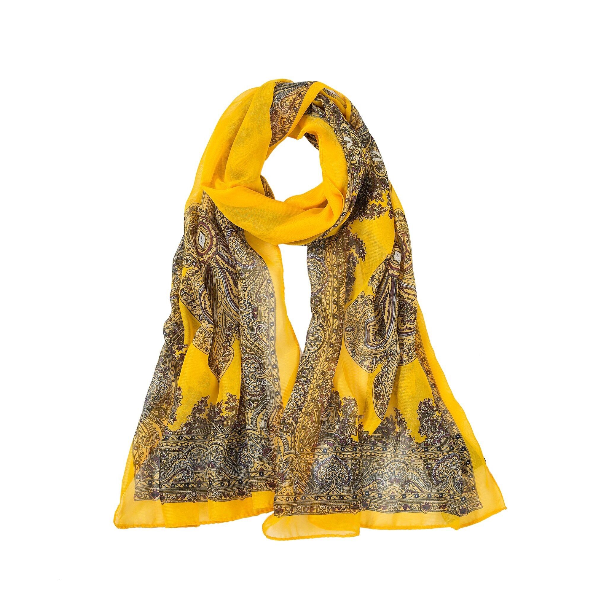 Velo Di Seta Vera Giallo