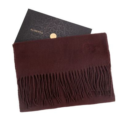 Dolce Caldo chocolate cashmere scarf