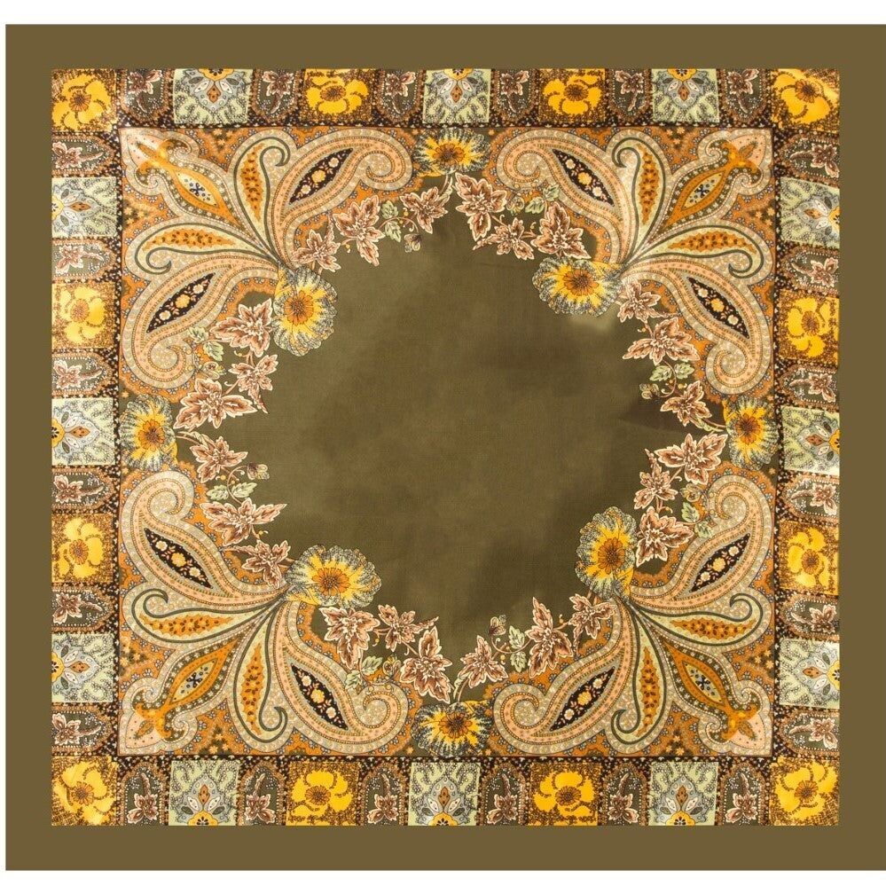 Grande quadrato di Green India Silk Zoé