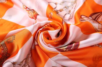 Etole de Soie Orange Horse Gown 3