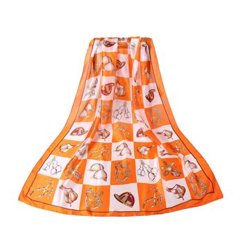 Etole de Soie Orange Horse Gown 6