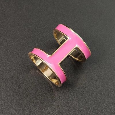 Bague H - Pink