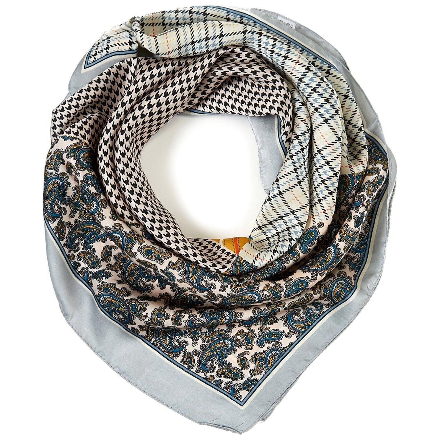 Sciarpa ROSA effetto seta - Giallo