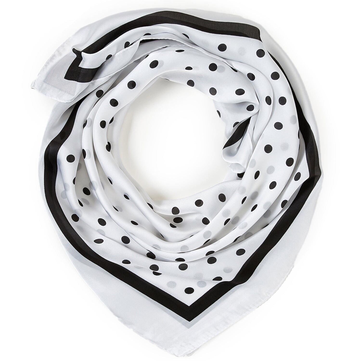 Foulard effetto seta LAST POINT - bianco