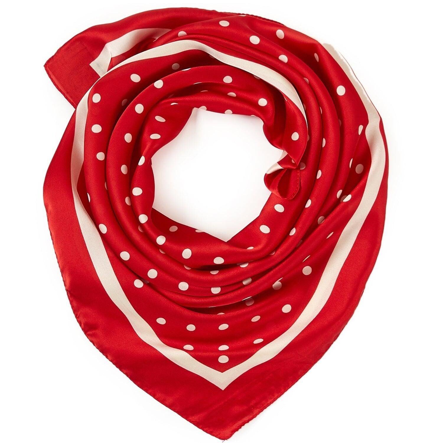 Foulard effetto seta LAST POINT - Rosso
