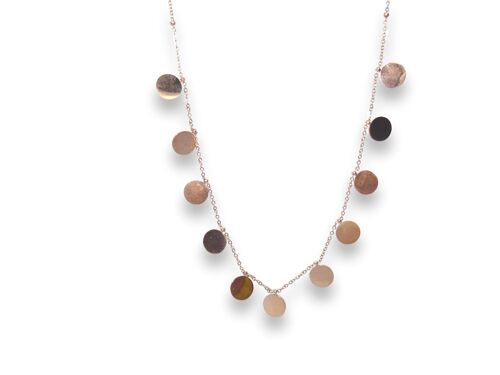 GRAPP NECKLACE PINKGOLD